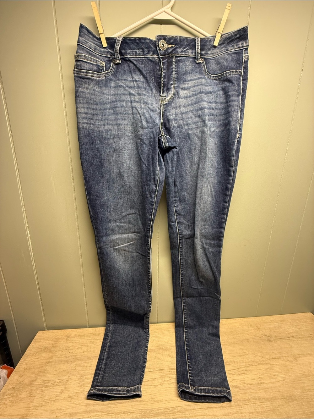 Maurices Skinny Mid-Blue Wash Jeans